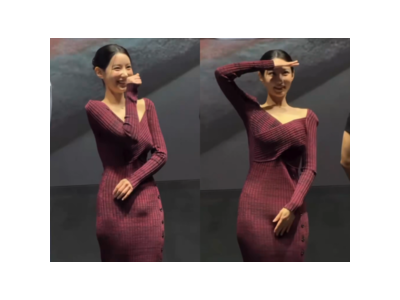 신지원 무대인사 패션에 화들짝한 네티즌